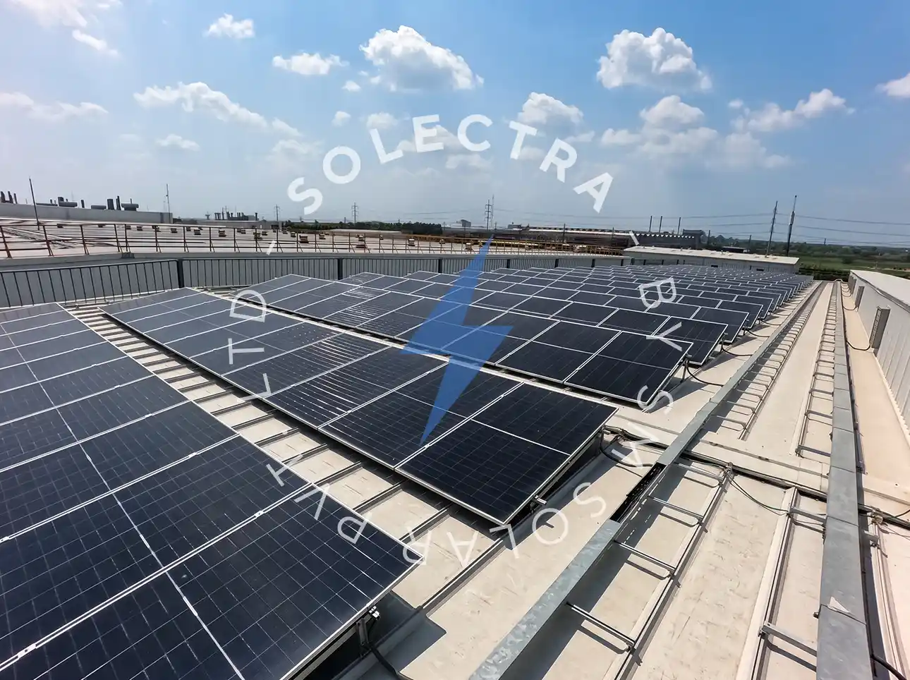 Hyundai 1MW on-grid solar system in Faisalabad by Solectra