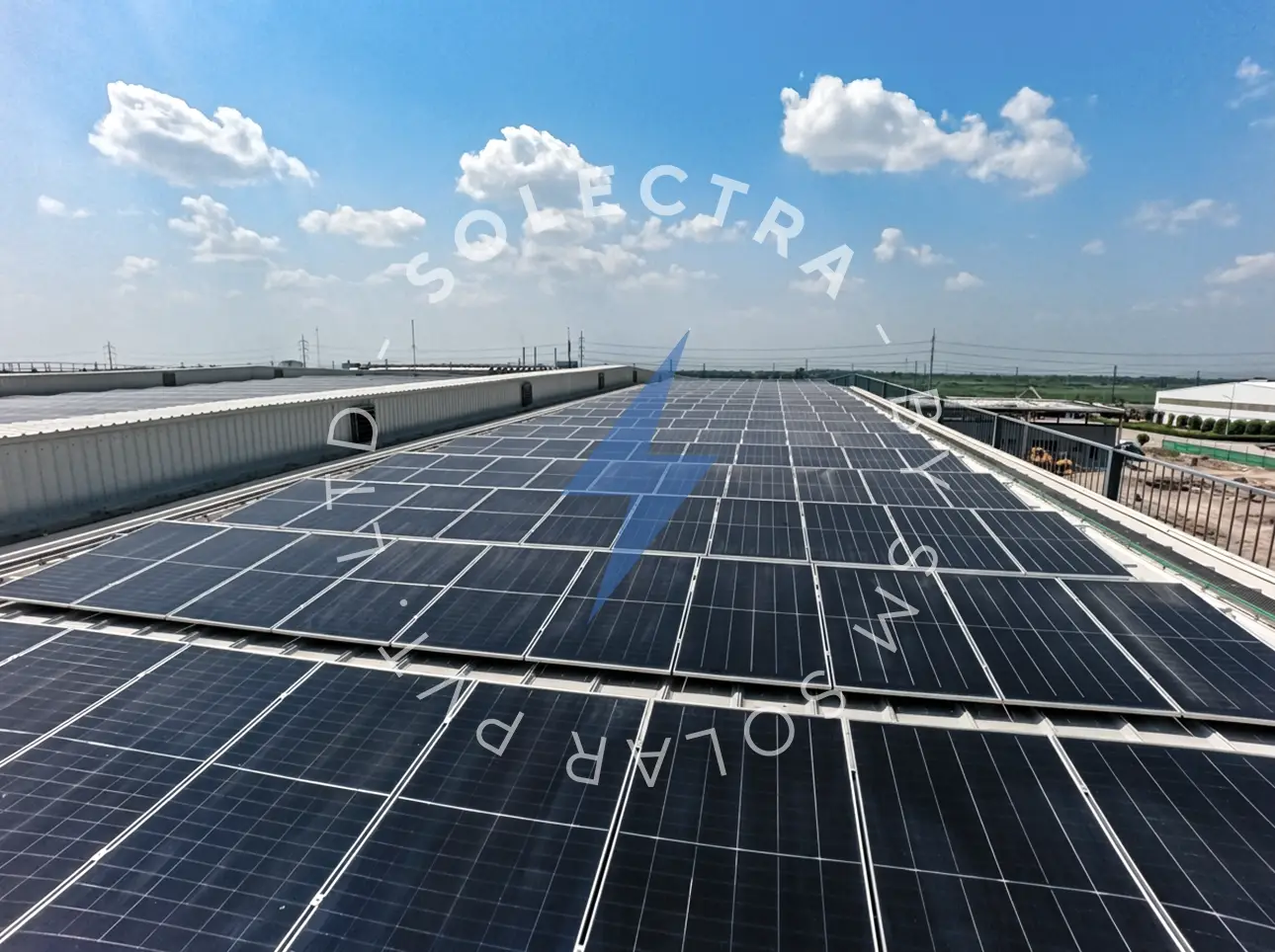 Hyundai 1MW on-grid solar system in Faisalabad by Solectra
